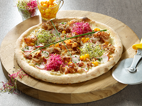 Mondial Kebab - Pizza kebab aux légumes