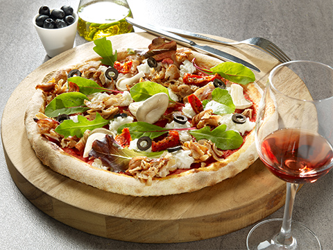 Mondial Kebab - La pizza kebab champignons