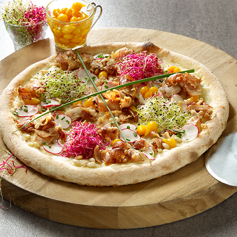 Mondial Kebab - Pizza kebab aux légumes